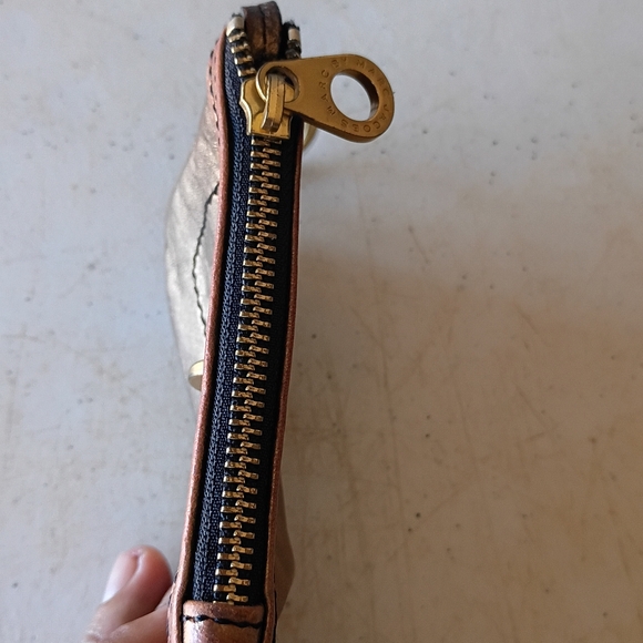 Marc Jacobs Metallic Leather Coin Purse - Picture 6 of 11
